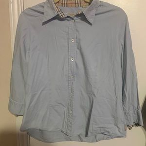 Large Burberry button down shirt